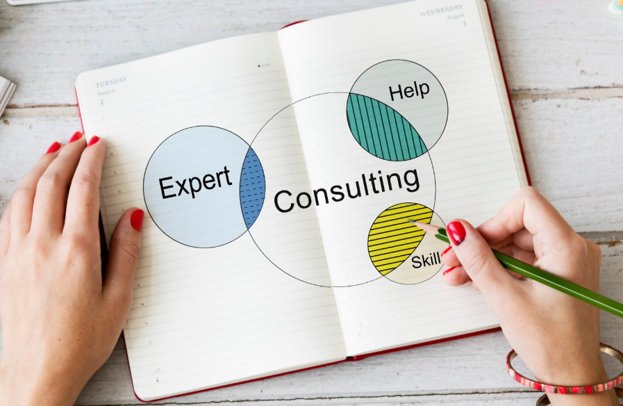 Changing trust in experts search trends showing a diagram of expert, help, and skill intersecting.